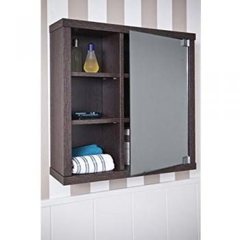 TOPKIT | Mueble Baño Espejo Gala 8910 |Mueble de Baño con Espejo| Armario de Baño | Wengue