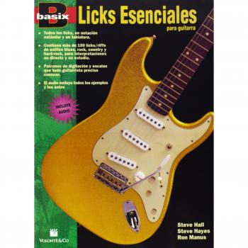 Licks Esenciales para Guitarra (Inc.CD)