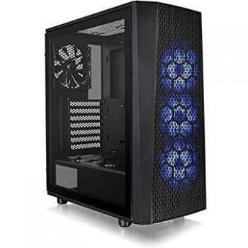 Thermaltake Versa J24 TG RGB - Caja Gaming para PC, Color Negro