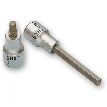 Proxxon 23 468 2223468-Vaso 1/2+ Punta Allen l/100, Metal, Hx 14 mm