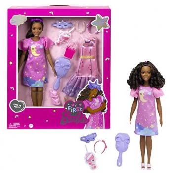 Barbie Muñeca Brooklyn Día y Noche Deluxe 34 cm con Cuerpo Blandito y Accesorios