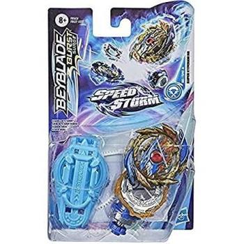 Beyblade Burst Surge Speedstorm - Kit Inicial - Super Hyperion H6 - Top de Batalla Tipo Ataque con Lanzador - Juguete para niños