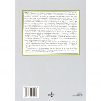 Derecho tributario: Parte especial. Lecciones adaptadas al EEES. Contiene CD con materiales complementarios