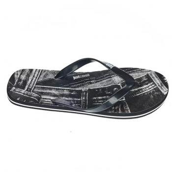 Just Cavalli Black EVA Sandal for Men - EU44/US11, Flip Flops, Size: 11 US