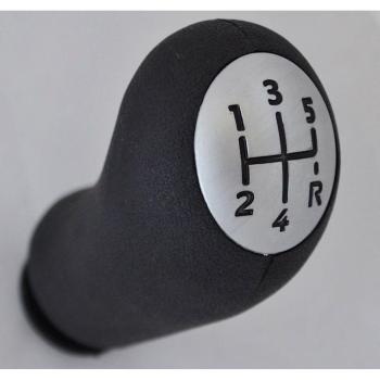 Perilla de engranaje para Megane 1 - 5 + R negro goma con cromo OEM Reemplazar