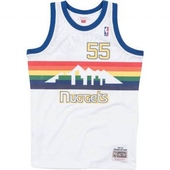 Denver Nuggets Dikembe Mutombo 1991 Hardwood Classics Home Swingman Jersey By Mitchell & Ness - White - Mens