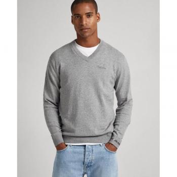 Pepe Jeans Andre V Neck Men's Grey Sweater