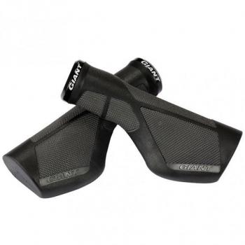 GIANT Ergo Max Lock-On Handlebar Grips Black Gray