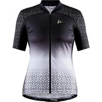 Craft Stride SS Jersey para mujer negro/blanco 2020 Bike Jersey, color negro/blanco, tamaño large