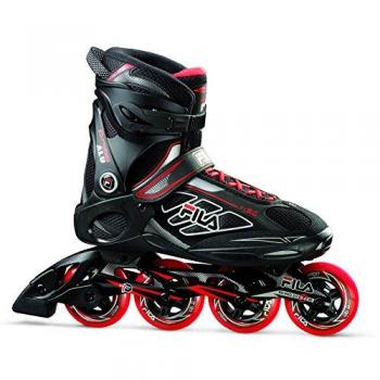 Fila patines Primo Alu 84 patines en línea, Negro, rojo