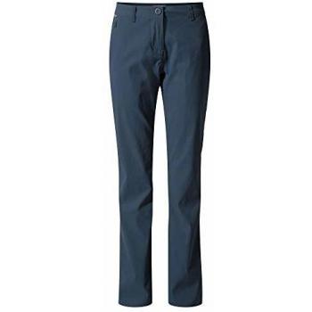 Craghoppers Pantalón Kiwi Pro para Mujer, Mujer, Pantalones, CWJ1202L 5E612L, Azul, 12 Largo