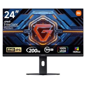 Monitor Gaming Xiaomi G24i 2026 - 23,8 Full HD - 200Hz - IPS - 1ms - HDR400 - FreeSync Premium