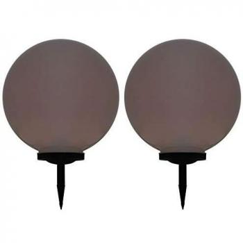 vidaXL 3x Lámparas Solares Exterior Esféricas 20 cm Iluminación Luces Jardín