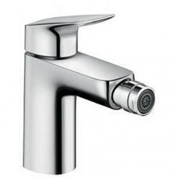Hansgrohe Logis Chrome Single-Hole Bidet Faucet with Drain