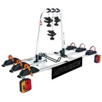 Autobike Pro X3 - Portabicicletas de bola, color blanco
