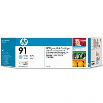 HP 91 Light Cyan 775ml Ink Cartridge (C9470A)