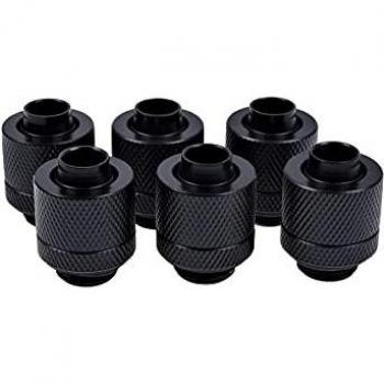 EK Water BlocksEKACF 1319mm Soft Tubing Compression Fitting Black Nickel