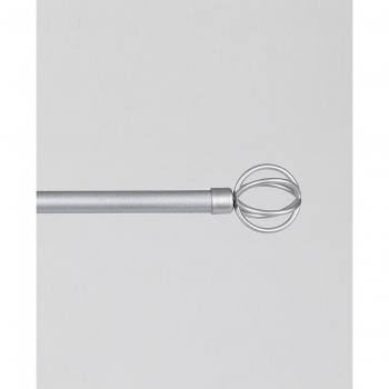 Barra Cortina Eden Sandra Plata Extensible con Soportes y Anillas - ¡Dale un toque de elegancia a tu hogar!