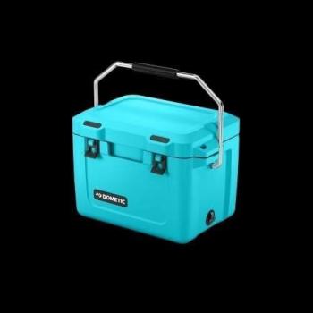 Nevera Isotérmica Dometic Patrol 20 - 19L - Asa de Transporte Acero Inoxidable - Mantiene el Hielo Varios Días - Laguna