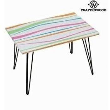 Tavolo rettangolare a righe by Craften Wood