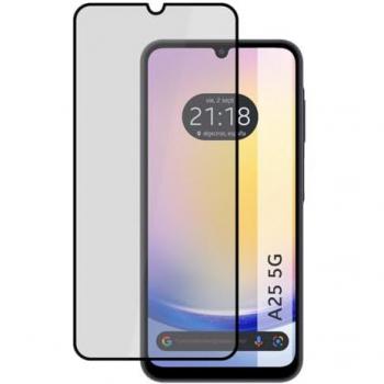 Protector Cristal Templado Completo 5D Full Glue Negro para Samsung Galaxy A25 5G Vidrio