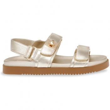 Sandalias de mujer Steve Madden Mona, color oro, tamaño 36, cuero