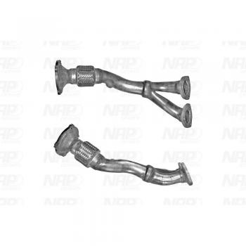 Tubo de escape NAP carparts CAF10355 para AUDI y SKODA