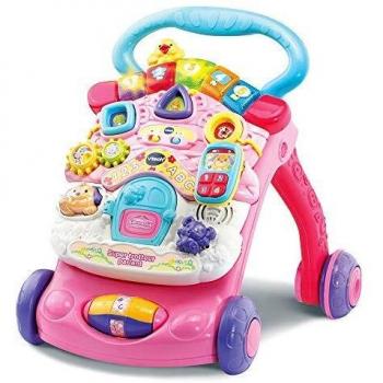 Correpasillos Triciclo Parlante Vtech Super Trotteur 2 En 1 Rosa Rosa