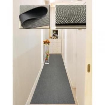 Alfombra Vinílica Resistente Tadi & Imperio 1979 - Color Negro-Dorado - 70x300 cm - Ideal para Cocina, Sala y Exterior