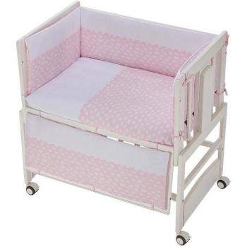 Minicuna colecho Allegra con vestidura Nubi Rosa