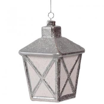 Colgante Farol Blanco de 12 cms