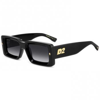Dsquared2 Men's Black/Grey Shaded Sunglasses D2 0142/S 52 MM