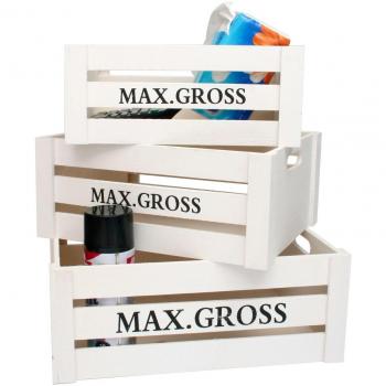 SuperStudio LO+DEMODA Set Caja de Almacenamiento 3 Uds. MAX. Gross