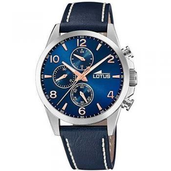 Reloj Lotus Chrono 18630/2 hombre acero y piel