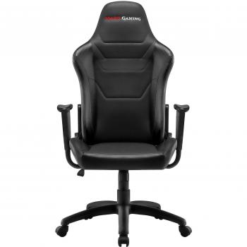 Mars Gaming MGC218 - Silla profesional, tecnología AIR, reclinable 180°, negro