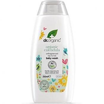 Dr Organic 2en1 Gel y Champú de Caléndula para Bebé Sin Perfume 250ml