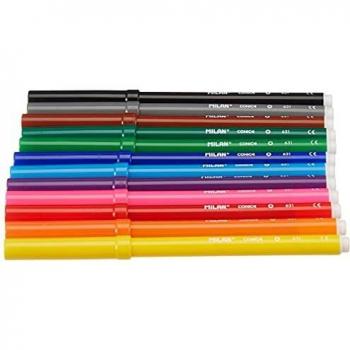 Milan 12-Color Washable Cone Tip Markers