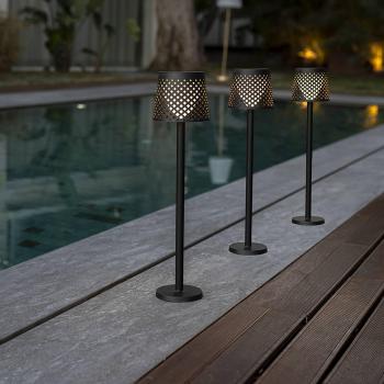 New Garden Greta 5 en 1 Baliza Solar LED Negro
