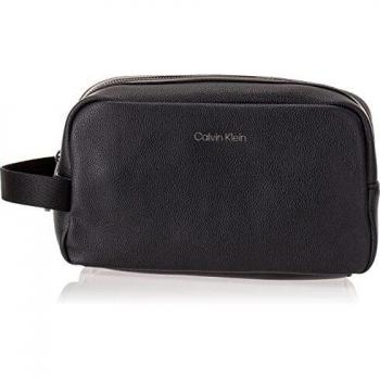 Calvin Klein Bolsa de Lavado cálida, Otros SLG para Hombre, Negro, Medium