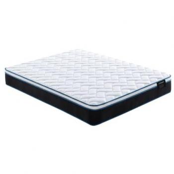 Colchón 140 x 190 cm muelles ensacados y espuma viscoelástica refrescante grosor 23 cm - TORANO de YSMÉE