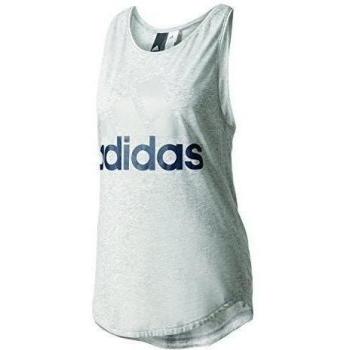 adidas Ess Lin Lo Camiseta sin Mangas, Mujer, Gris