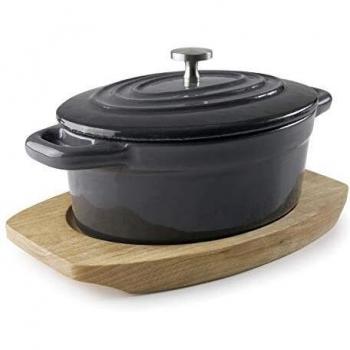 Lacor 25847 Cacerola oval, Gris degradado