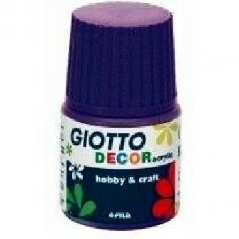 Pintura acrilica 50ml violeta decor acrylic giotto 531819