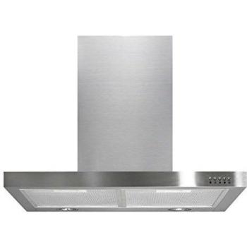 Mepamsa Silueta 90 Campana aspirante decorativa de pared de inox, 3 W, 3 Velocidades, Acero inoxidable