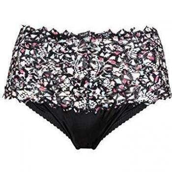 Sans Complexe Arum Mosaic-Culotte Boxer, Negro