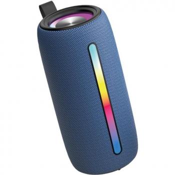 Altavoz Bluetooth Denver BTL-360BU con retroiluminación RGB y 5W de potencia
