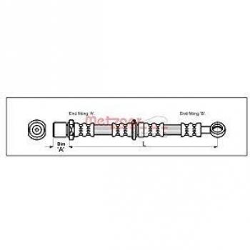 Metzger 4110203 Tubo flexible de frenos