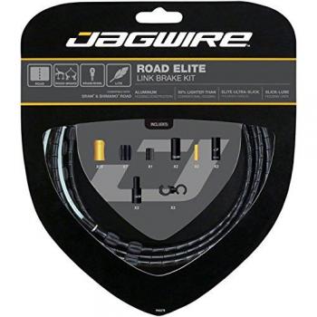 Jagwire Road Elite Link Frein, Kit De Cables Y Fundas Unisex Adulto, Negro, TU EU