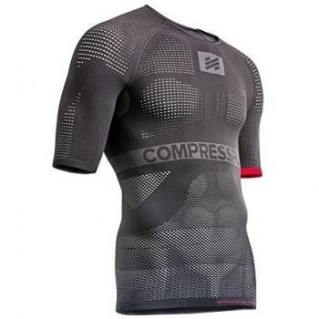 Compressport - Camiseta de compresión para hombre, talla S, color gris