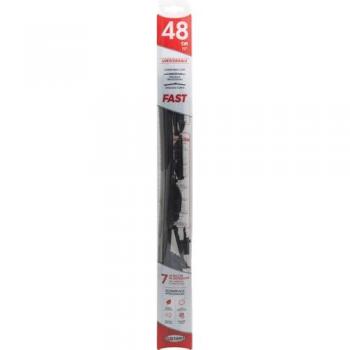 Escobilla Limpiaparabrisas Individual Fast 48 cm - 19'', Para Escobillas Tradicionales y Curvas, Máxima Aderencia y Resistencia
